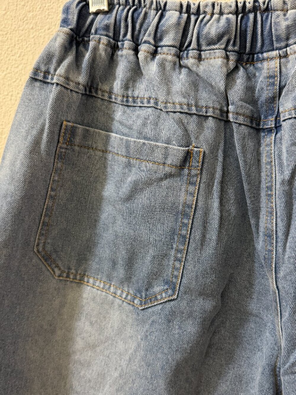 Women's Wide Leg Baggy Jeans - Picture 8 of 10